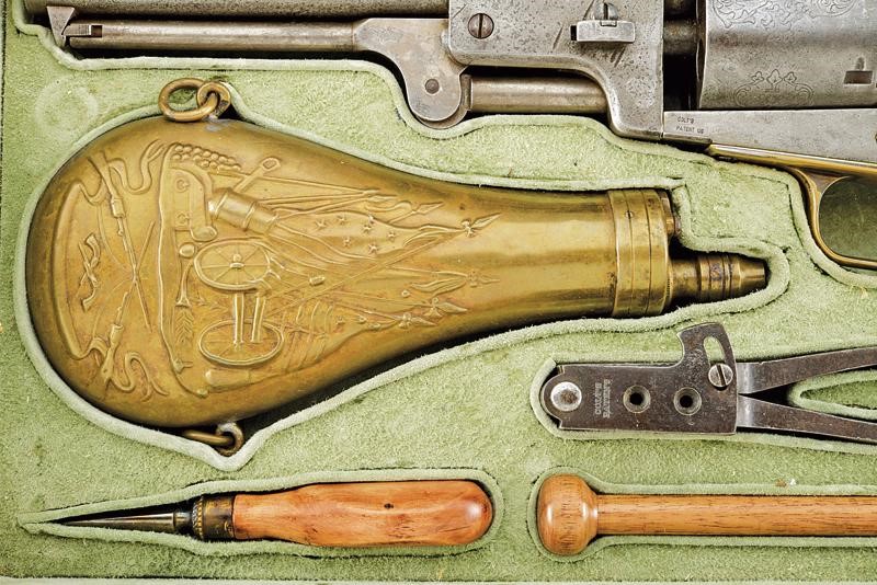 Revolver a Luminello Tipo Colt Dragoon con Cassetta