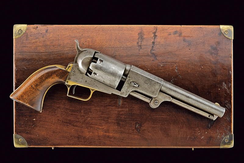 Revolver a Luminello Tipo Colt Dragoon con Cassetta