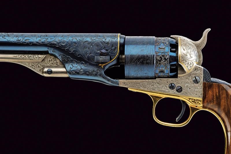 Bellissima Miniatura del Modello 1860 Colt Army di Uberti