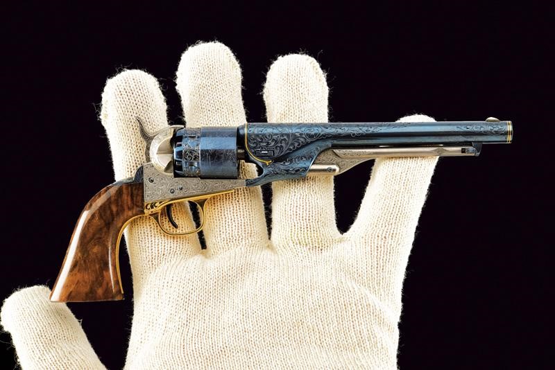 Bellissima Miniatura del Modello 1860 Colt Army di Uberti