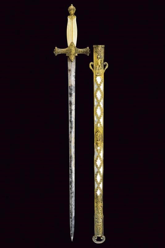 Importante Glaive da Alto Funzionario Firmato Fatou
