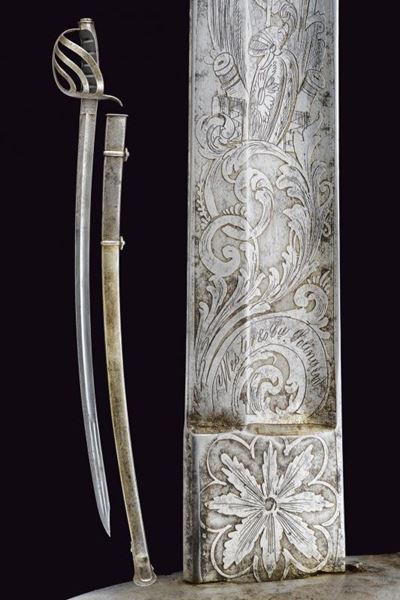 Sciabola da Cavalleria Mod. 1864 con Lama Incisa