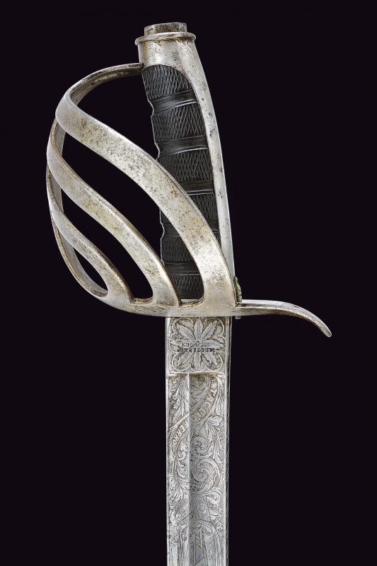 Sciabola da Cavalleria Mod. 1864 con Lama Incisa