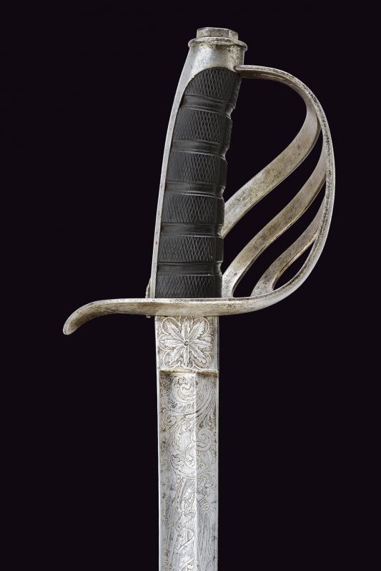 Sciabola da Cavalleria Mod. 1864 con Lama Incisa