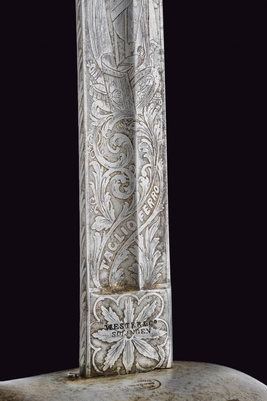 Sciabola da Cavalleria Mod. 1864 con Lama Incisa