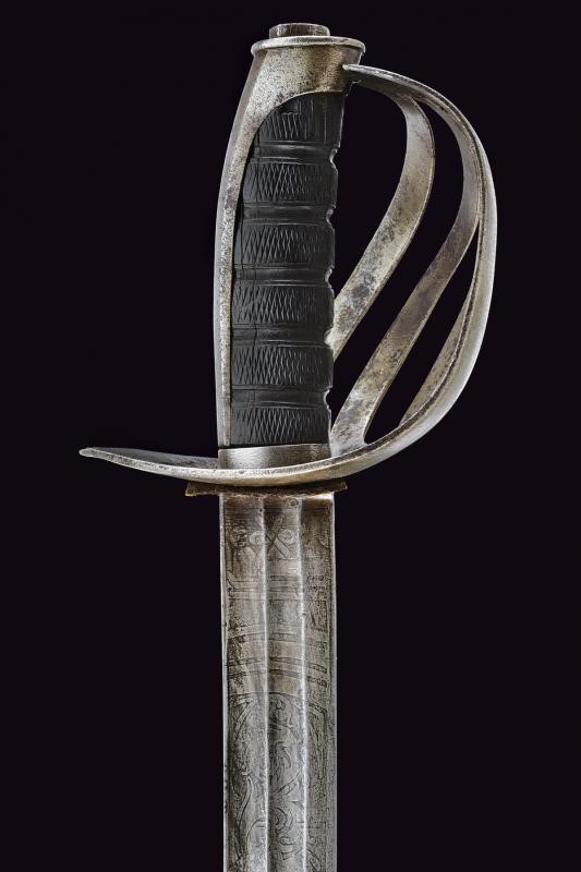 Sciabola da Cavalleria Mod. 1864 con Rara e Possente Lama