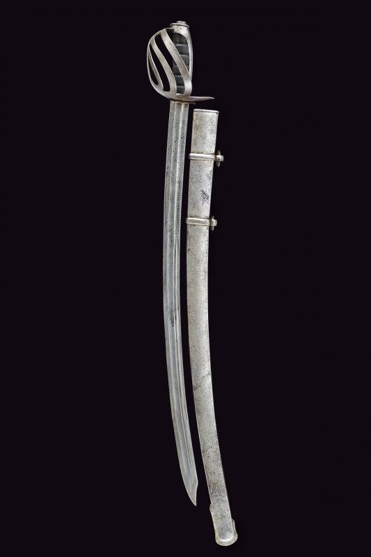 Sciabola da Cavalleria Mod. 1864 con Rara e Possente Lama
