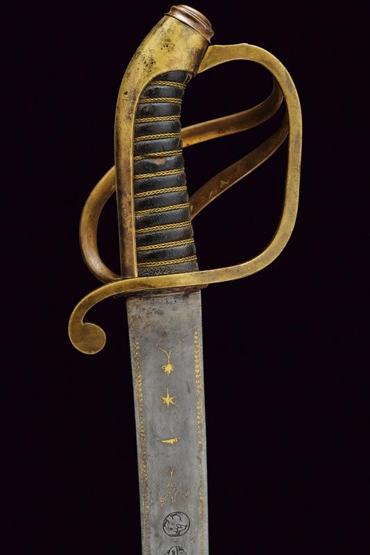 Rarissima Sciabola da Ufficiale di Cavalleria Mod. 1827 con Lama Persiana