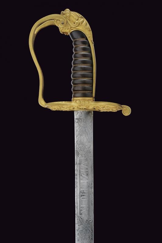 Spada da Ufficiale Subalterno della Guardia Civica Mod. 1847