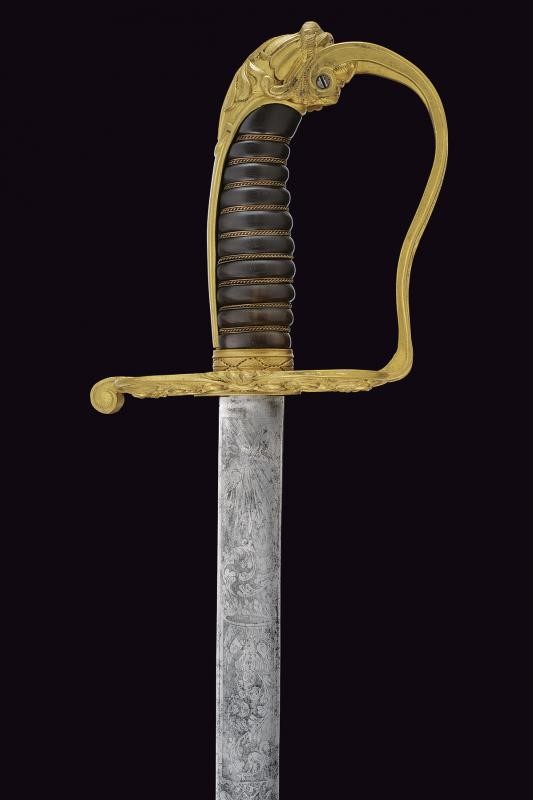 Spada da Ufficiale Subalterno della Guardia Civica Mod. 1847