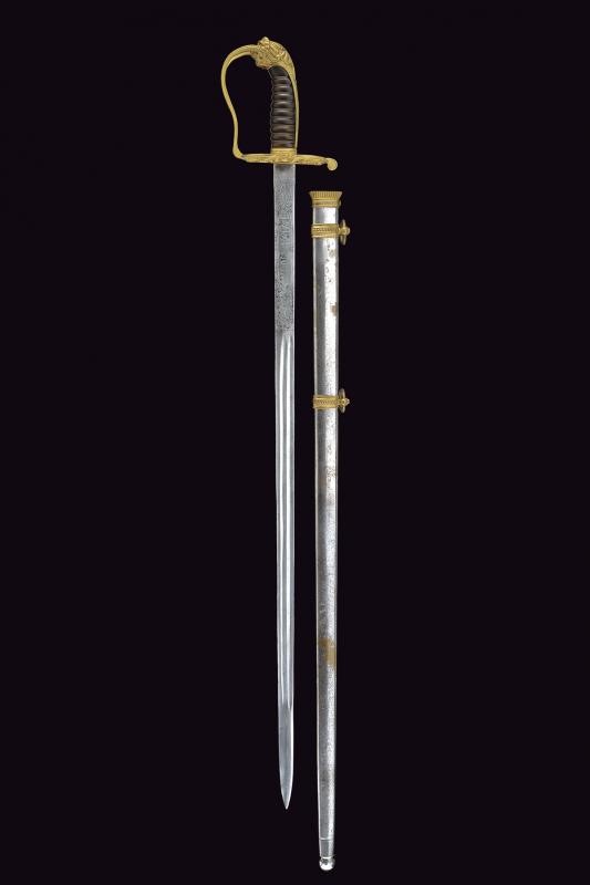 Spada da Ufficiale Subalterno della Guardia Civica Mod. 1847