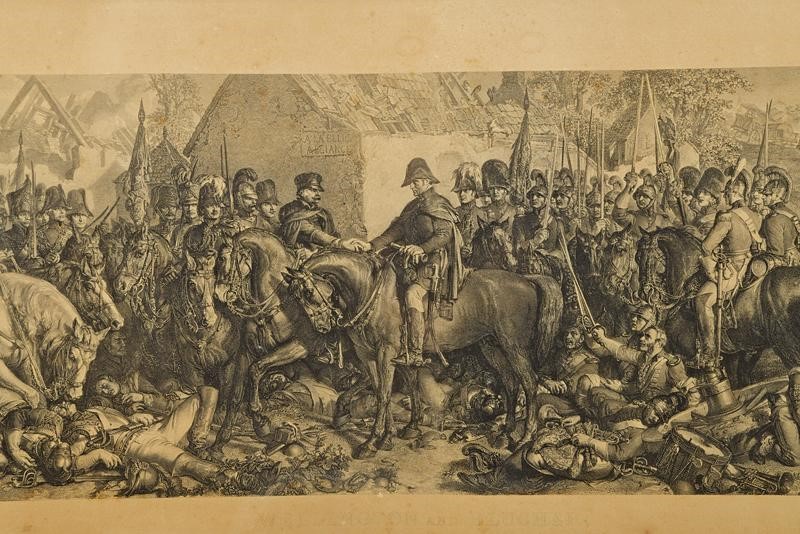 Bella Stampa di "the Meeting Of Wellington And Blücher At Waterloo"