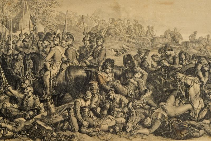 Bella Stampa di "the Meeting Of Wellington And Blücher At Waterloo"