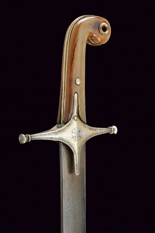 Shamshir con Fornimenti in Vermeil