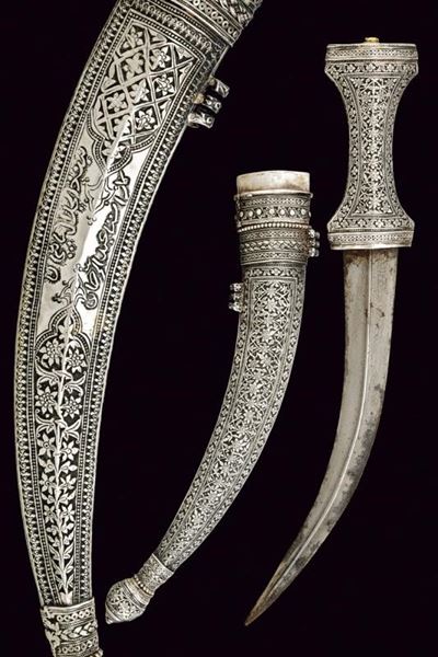 Bellissima Jambiya con Fornimenti in Argento