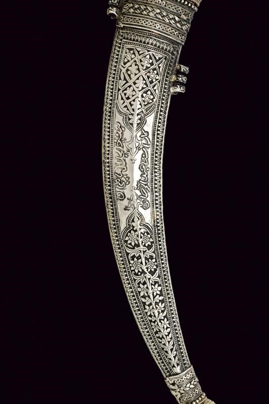 Bellissima Jambiya con Fornimenti in Argento
