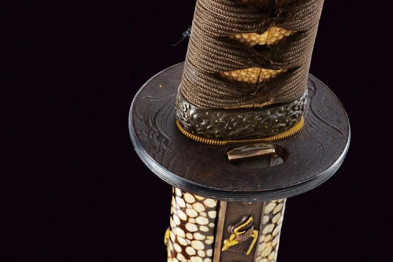 Bel Wakizashi, Mei: Hoki No Kami Fujiwara Nobu Taka