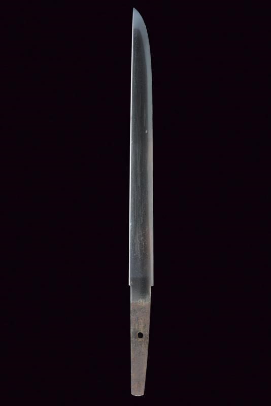 Tanto Firmato Shima-hagane con Koshirae a Shakuhachi