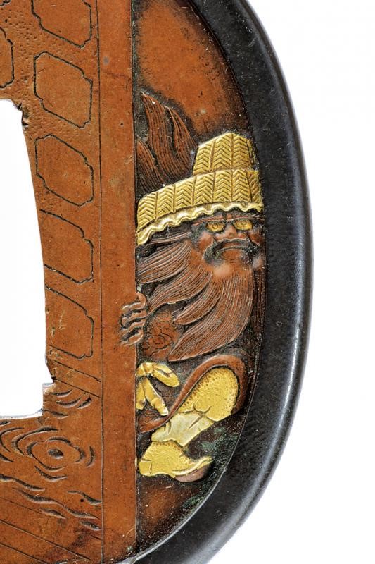 Tsuba per Tanto Attribuita a Tsuchiya Masachika