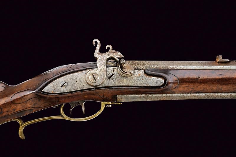 Raro Doppelstutzen Mod. 1768 Ridotto a Luminello di Heizenberger