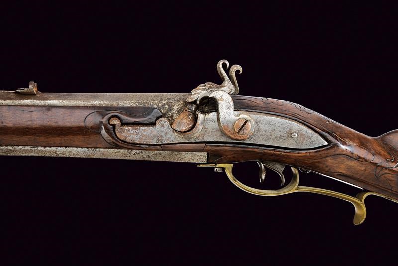 Raro Doppelstutzen Mod. 1768 Ridotto a Luminello di Heizenberger