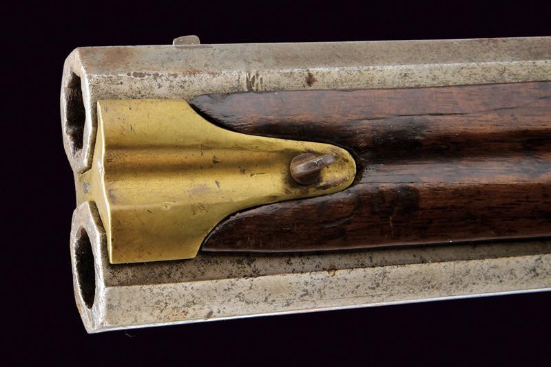 Raro Doppelstutzen Mod. 1768 Ridotto a Luminello di Heizenberger