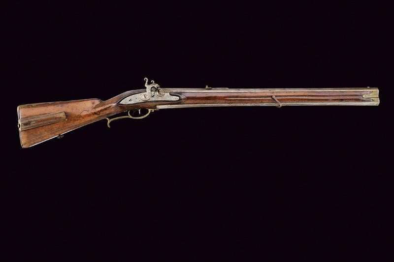 Raro Doppelstutzen Mod. 1768 Ridotto a Luminello di Heizenberger