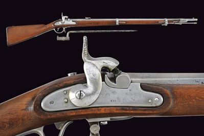 Fucile a Luminello Lorenz da Fanteria mod.1854/II con Baionetta