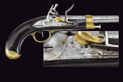 Pistola a Pietra Focaia sul Tipo An XIII