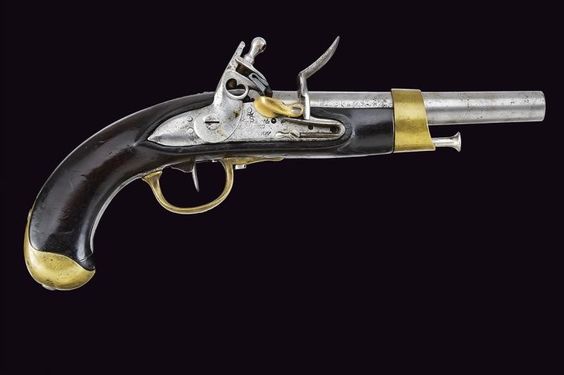 Pistola a Pietra Focaia sul Tipo An XIII