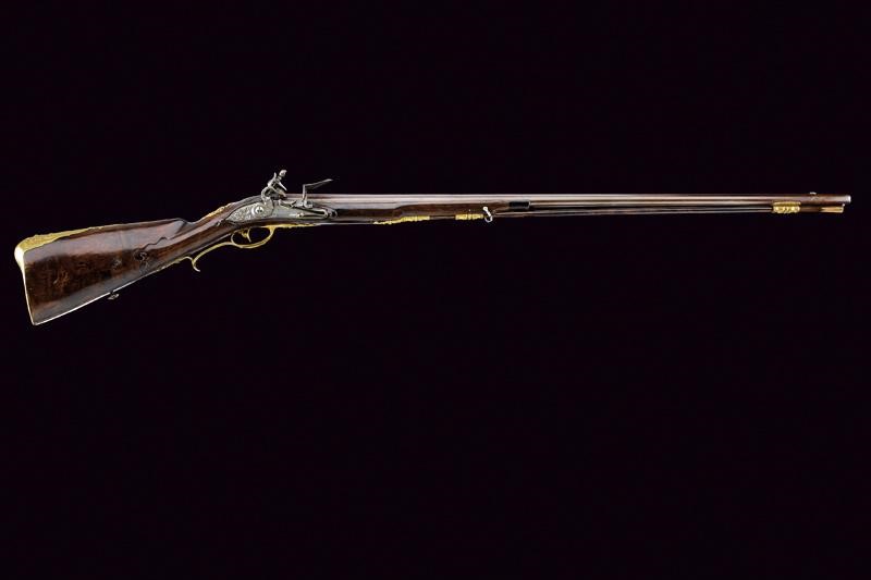 Importante Fucile a Pietra Focaia di Henric Janssen