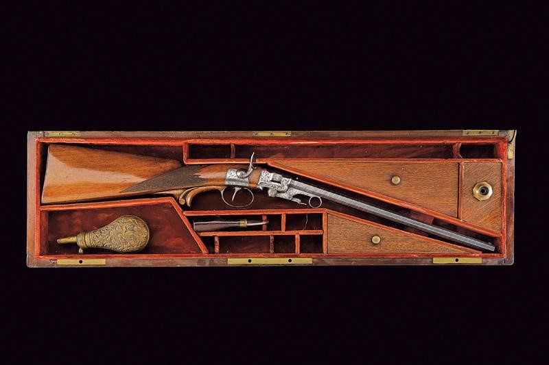 Fucile a Retrocarica a Luminello di Kimmel con Sistema Beringer in Cassetta