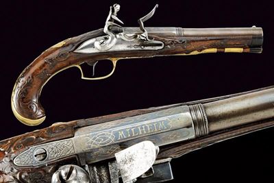 Pistola a Pietra Focaia