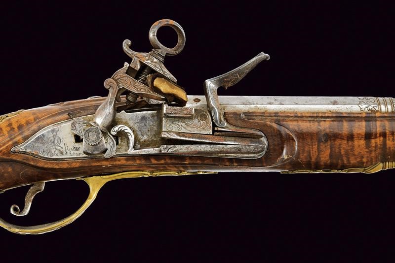 Bella Pistola a Pietra alla Romana Firmata D. Nicola Palombini D'acquasanta