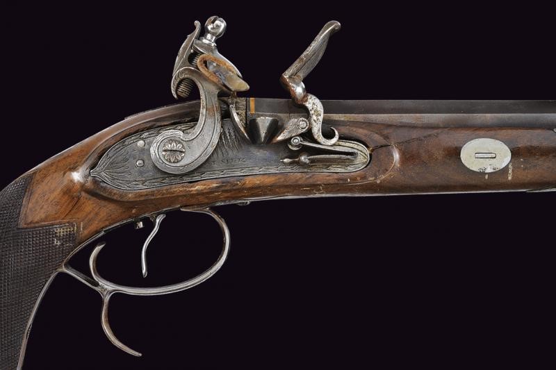 Pistola a Pietra Focaia da Tiro di Silk