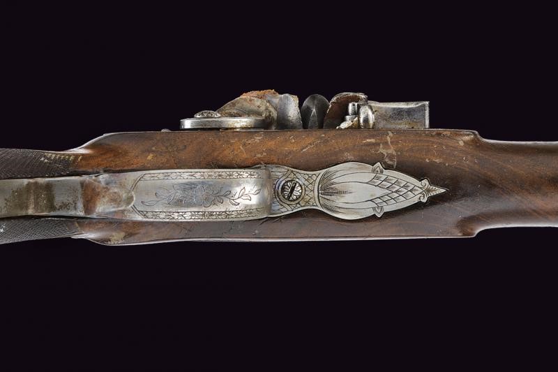 Pistola a Pietra Focaia da Tiro di Silk