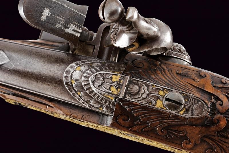 Bellissima Pistola a Pietra Focaia di Claus