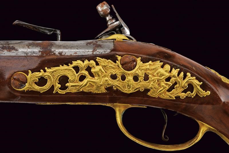 Paio di Belle Pistole a Pietra Focaia da Fonda