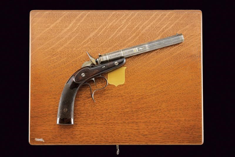 Rara e Bella Pistola Monocolpo a Luminello di A. Garollo