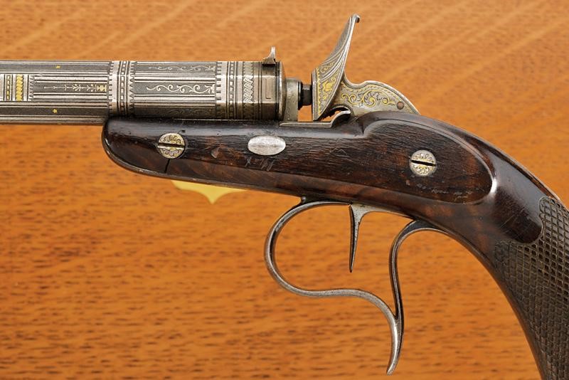 Rara e Bella Pistola Monocolpo a Luminello di A. Garollo
