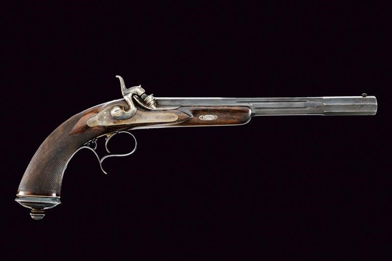 Elegante Pistola a Luminello in Cassetta di Rieger