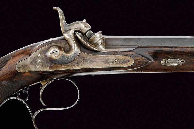 Elegante Pistola a Luminello in Cassetta di Rieger