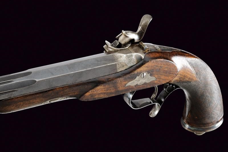 Elegante Pistola a Luminello in Cassetta di Rieger