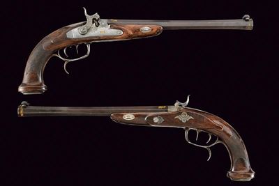 Paio di Pistole a Luminello da Tiro di Contriner
