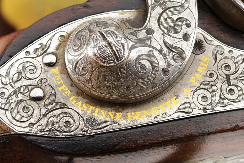 Bella Coppia di Pistole a Luminello da Duello di Gastinne Renette, in Cassetta