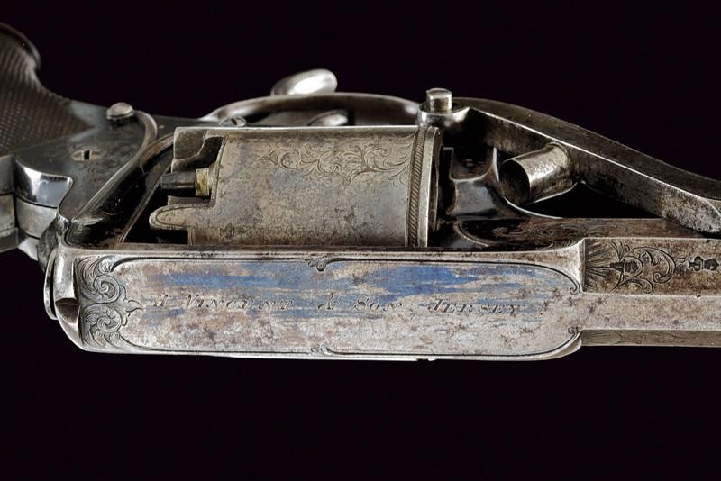 Revolver Tranter a Luminello di H. Vincent & Son, in Cassetta