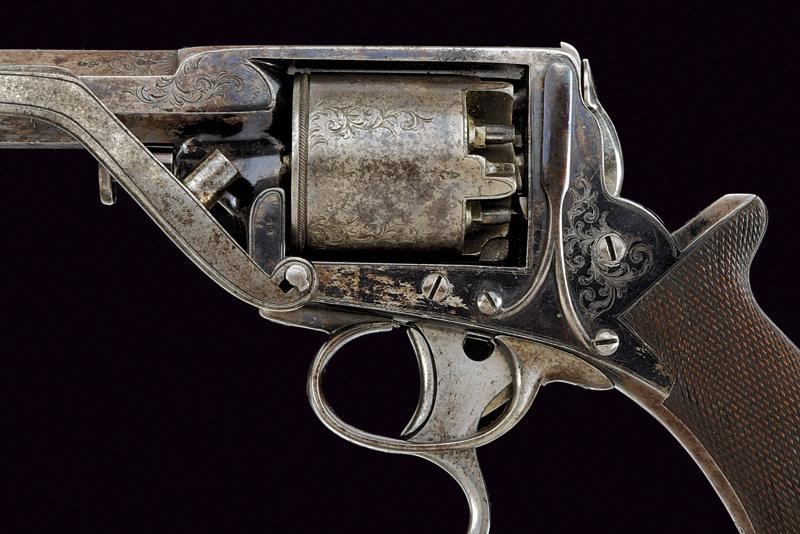 Revolver Tranter a Luminello di H. Vincent & Son, in Cassetta