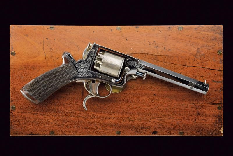 Bel Revolver Tranter a Luminello in Cassetta