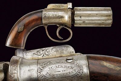 Pepperbox Revolver di H. Marsh