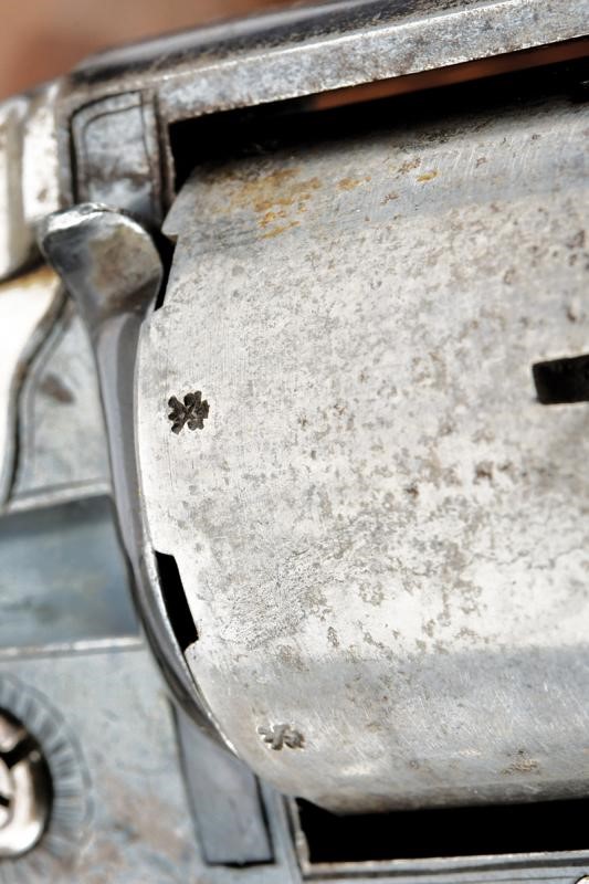 Bel Revolver a Percussione Anulare Tranter in Cassetta